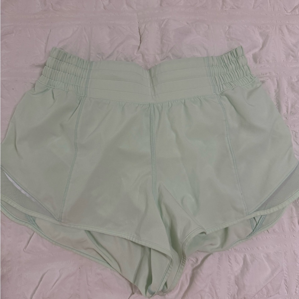 Lululemon Mint Moment Hotty Hot Shorts